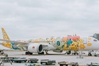 В Сингапуре для поклонников покемонов запустили самолет Пикачу джет