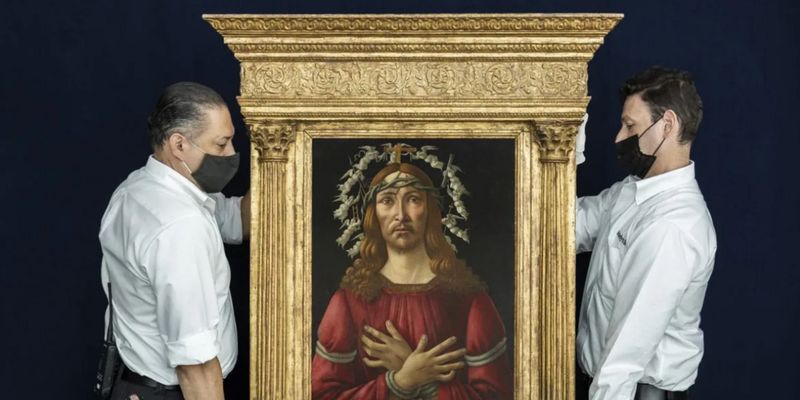 Картину Боттічеллі "Чоловік скорбот" продали на Sotheby's за $45,4 мільйона