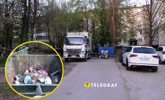 В Житомире мусоровоз спрессовал человека: он спал в баке