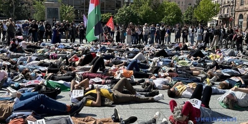 У Страсбурзі відбулася дозволена демонстрація на підтримку Палестини