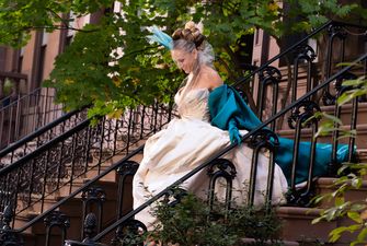 Сара Джессика Паркер снова примерила роскошное свадебное платье из "Секса в большом городе"