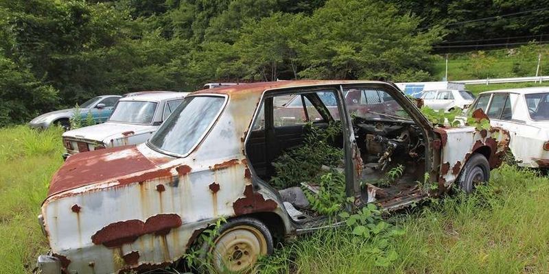 Обнаружено кладбище редких и коллекционных японских авто