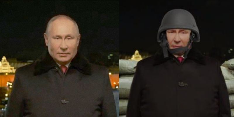 Привітання Путіна з Новим роком стало мемом: як зганьбився президент РФ