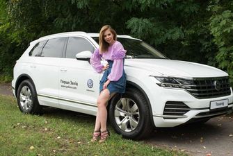 Volkswagen Touareg: звездный тест с Милой Еремеевой
