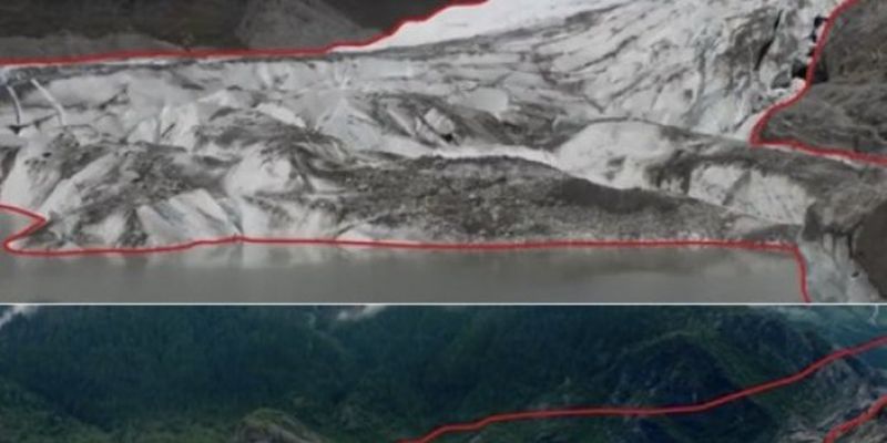 Фото с разницей в 100 лет: ученые показали таяние ледников
