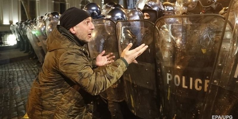 На акції протесту у Тбілісі затримали 66 людей