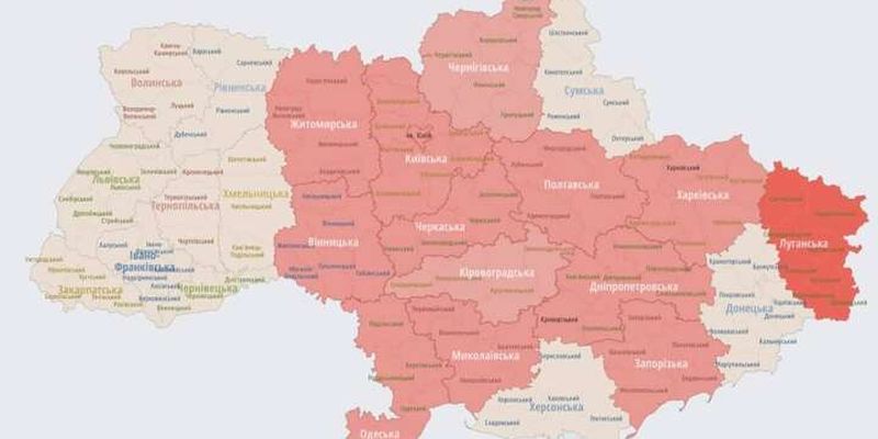 Сирени по всій Україні: У Києві – вперше за шість днів