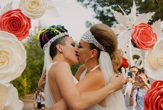В Украине состоялась первая лесбийская свадьба