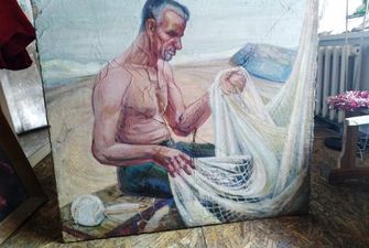 Боєць на Донбасі врятував унікальну колекцію картин: вражаючі фото