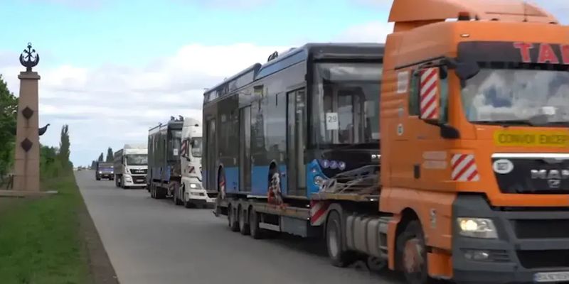 В Николаев прибыли новые украинские троллейбусы с увеличенным автономным ходом