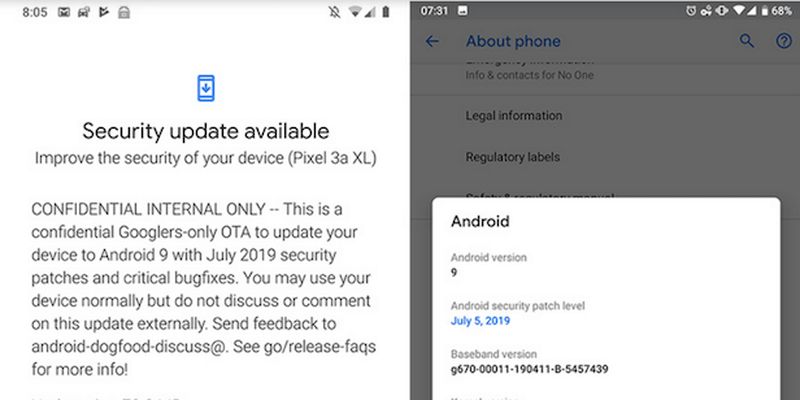 Google случайно выпустила обновление Android раньше срока