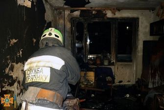 В Днепре в многоэтажном доме вспыхнул пожар: есть пострадавший