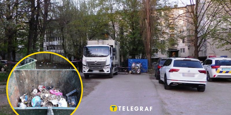 В Житомире мусоровоз спрессовал человека: он спал в баке