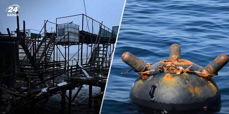 Під Одесою виявили дві морські міни: одна здетонувала біля бази відпочинку, іншу – знешкодили