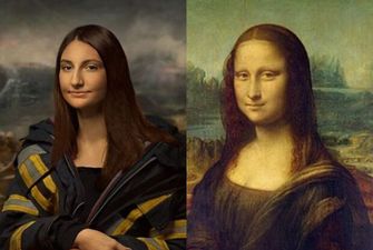 Курсантка вразила схожістю з образом Мони Лізи з полотна Леонардо да Вінчі