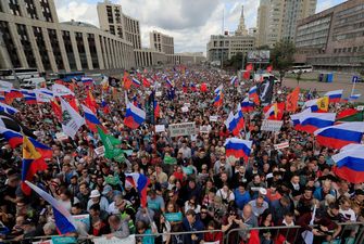 У Москві майже 20 тисяч людей вийшли на мітинг за допуск опозиційних кандидатів до виборів