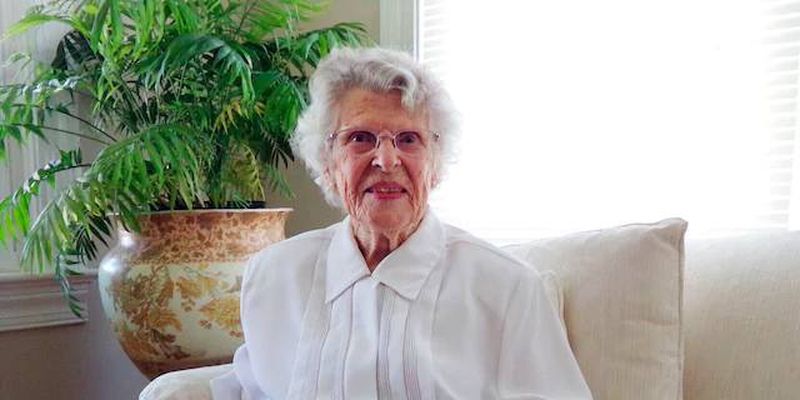 100-летняя женщина рассказала о своих правилах и дала совет молодым