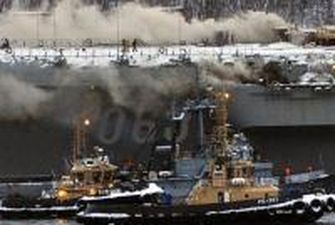 Пожар на российском авианосце "Адмирал Кузнецов": 2 погибших и 14 пострадавших