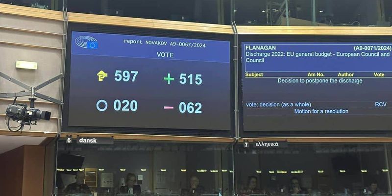 Беспрецедентный шаг: Европарламент заблокировал финансирование Совета ЕС без новых Patriot для Украины