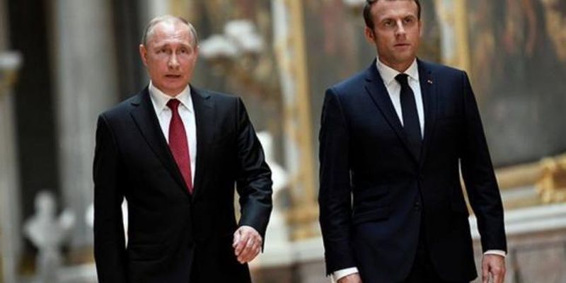Макрон и Путин обсудили нормандскую встречу