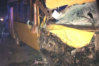 На Николаевщине столкнулись маршрутка и грузовик, десять пострадавших