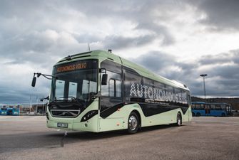 Автопілот економить час: 12-метровий електробус Volvo може їздити до депо та на СТО без водія