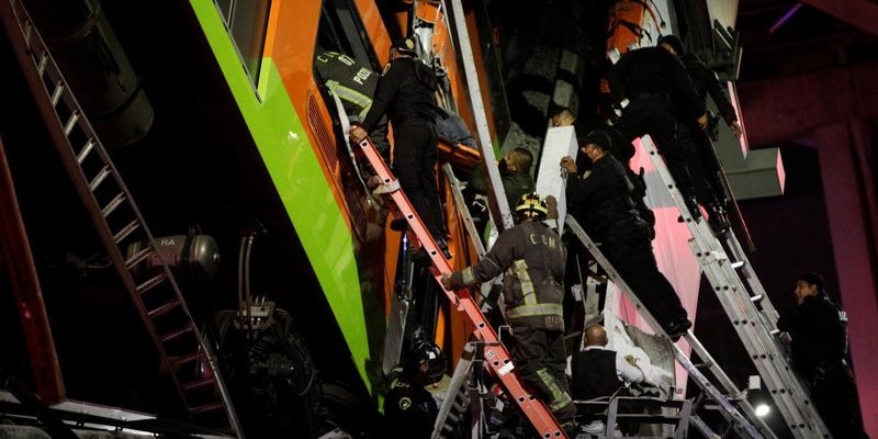 Обвал мосту метро в Мехіко: кількість загиблих зросла
