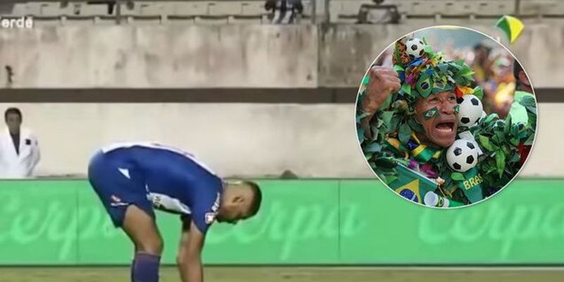 Бразильский футболист исполнил самый нелепый пенальти в истории
