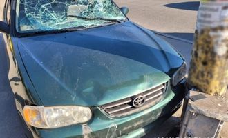 В центре Запорожья женщина за рулем сбила шесть пешеходов