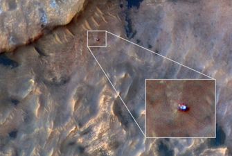 NASA показало, как выглядит Curiosity из космоса