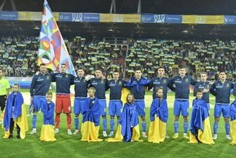 Сборная Украины занимает 27-е место в обновленном рейтинге ФИФА