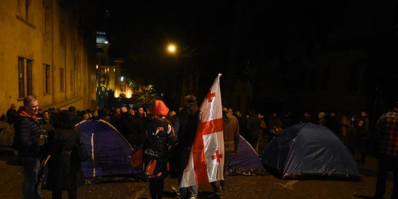 В МВС Грузії розповіли про наслідки вчорашнього розгону акції протесту в Тбілісі