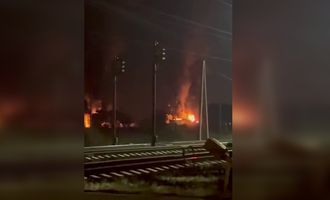 Атака на нефтебазу РФ возле Анапы и пожар: работали дроны СБУ, — источники Фокуса
