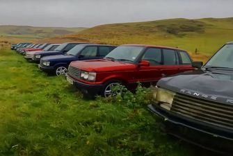 Кладбище Range Rover: сотни роскошных внедорожников ржавеют под открытым небом