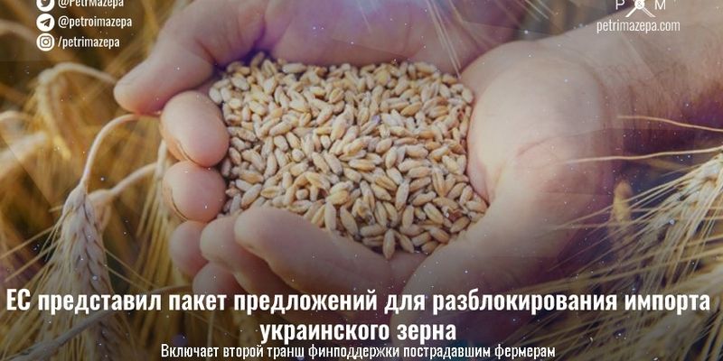 ЕС представил пакет предложений для разблокирования импорта украинского зерна