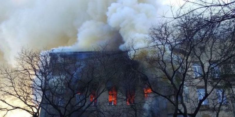 После пожара в Одесском колледже нашли человека, считавшегося пропавшим