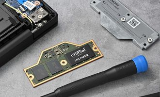Crucial выпустила первые модули LPDDR5X-7500 стандарта LPCAMM2