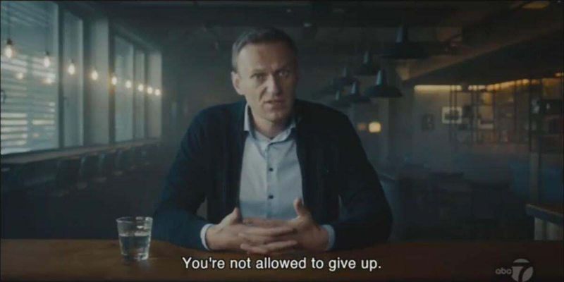 Скандал на "Оскаре": на экране появился фрагмент речи Навального, украинцы возмущены
