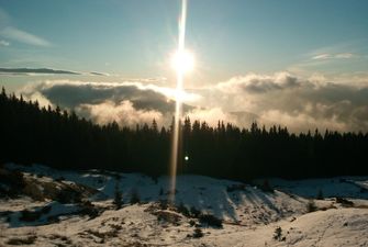 Пушистые облака и снег: опубликованы фантастические фото зимы в Карпатах