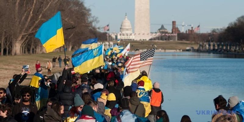В Вашингтоне провели митинг в поддержку Украины