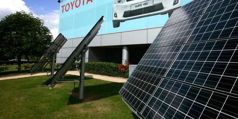 Toyota будуватиме сонячні і вітрові електростанції