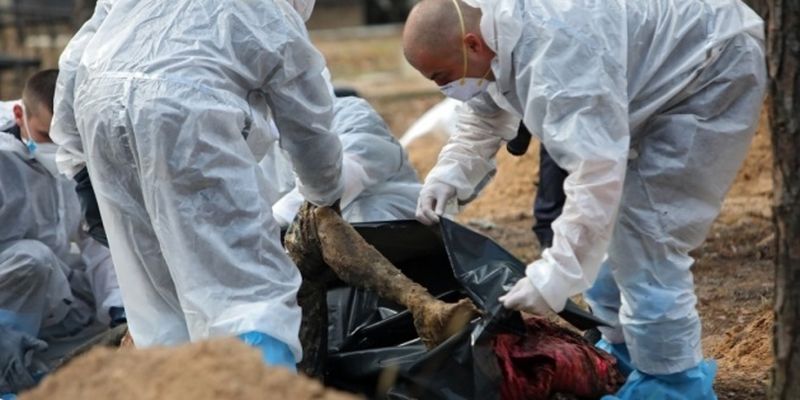 Эксгумация в лесу под Изюмом завершена, найдено 447 тел