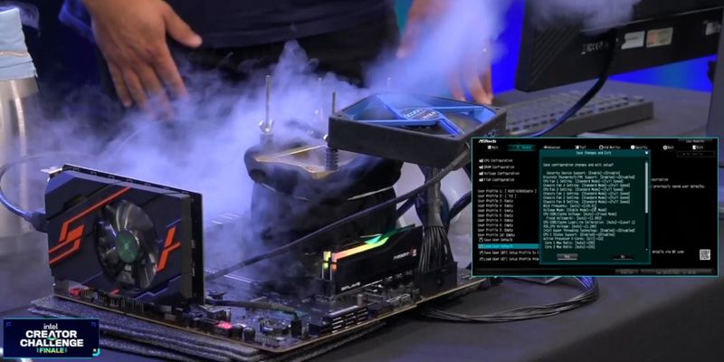 Флагманский процессор Intel Core i9-13900K разогнан до 8,2 ГГц под азотом