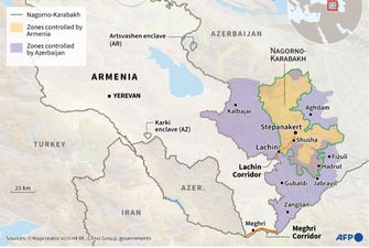 Азербайджан наступает в Нагорном Карабахе: актуальная карта