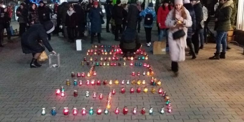 В Житомире провели флешмоб в поддержку онкобольных детей