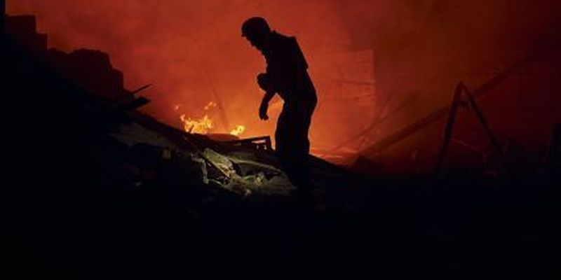 Под Москвой произошел масштабный пожар на рынке