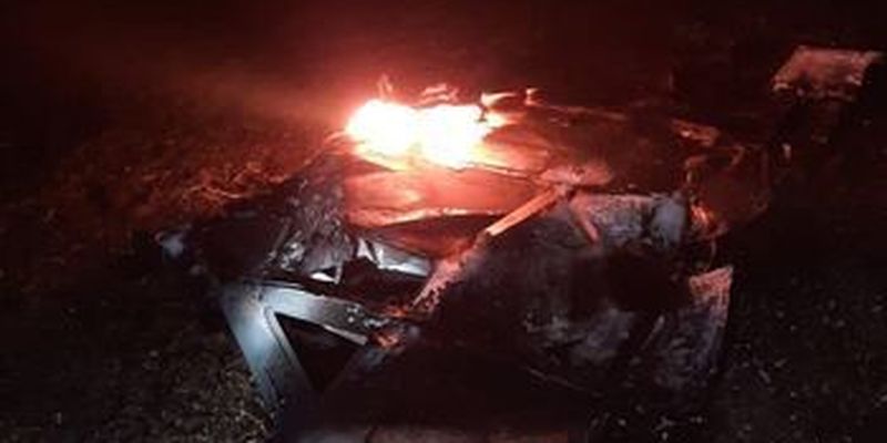 На Николаевщине обломки сбитого дрона повредили торговую инфраструктуру: возник пожар