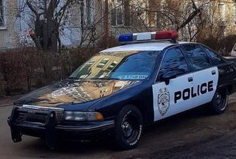В Киеве сфотографировали авто полиции США