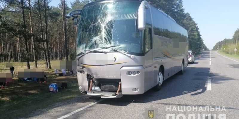 На Волыни столкнулись два автобуса, есть пострадавшие