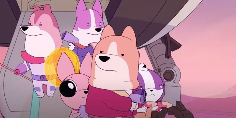 Netflix выпустил первый трейлер анимационного сериала "Собаки в космосе"